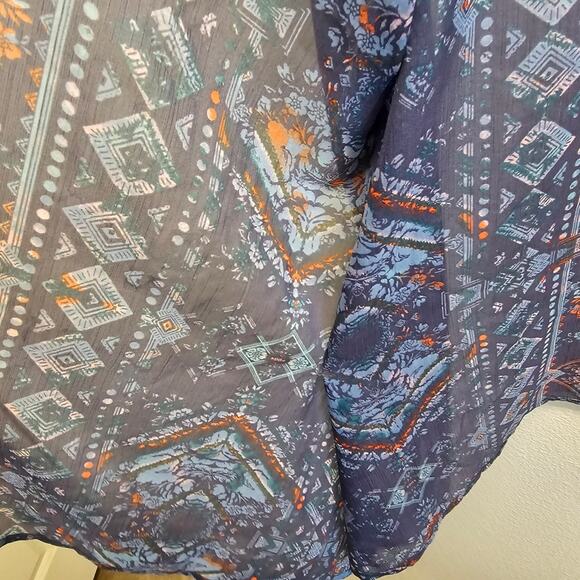 Wild Pearl Bohemian Lightweight Sheer Kimono in One Size - Picture 5 of 7